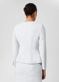 Petite Layla Sculpting Jacket, Pale Blue, hi-res