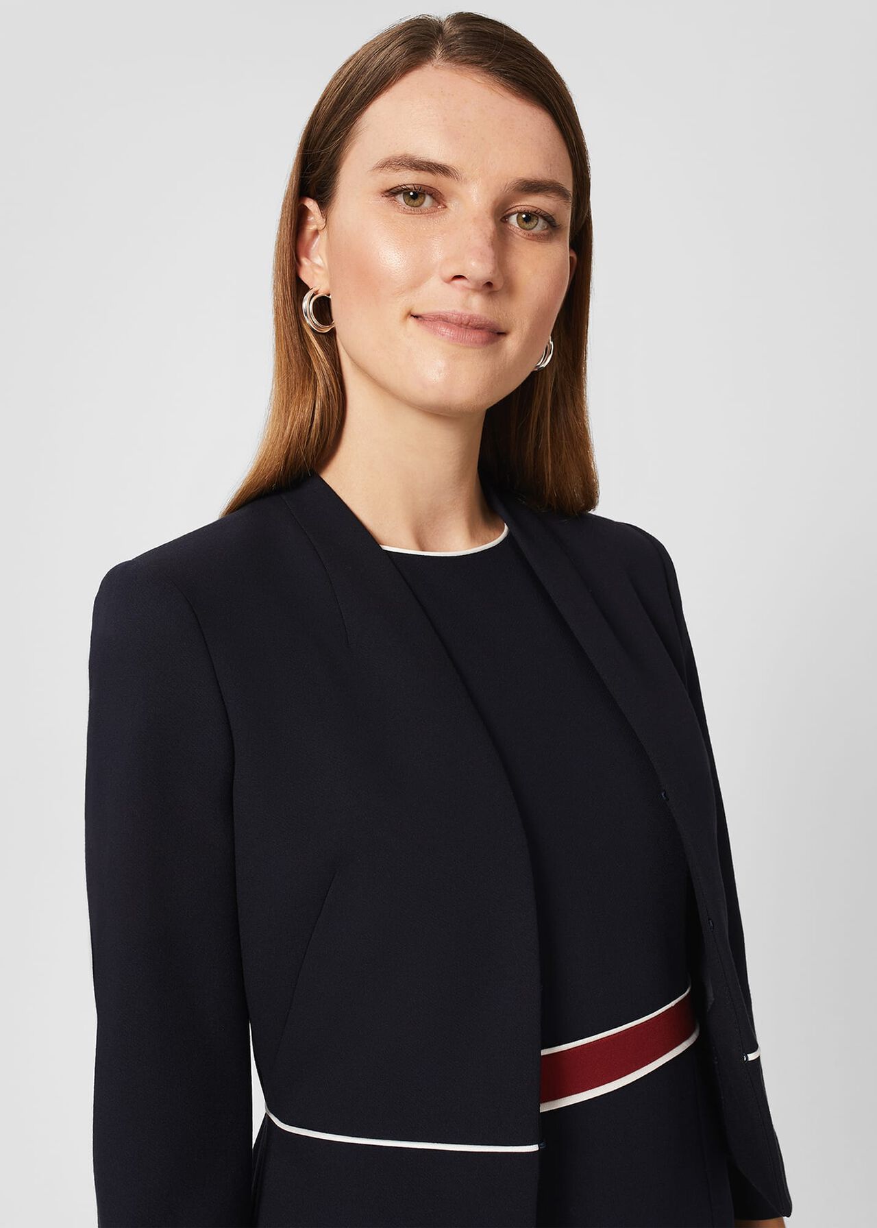 Alexandra Jacket, Navy Ivory, hi-res