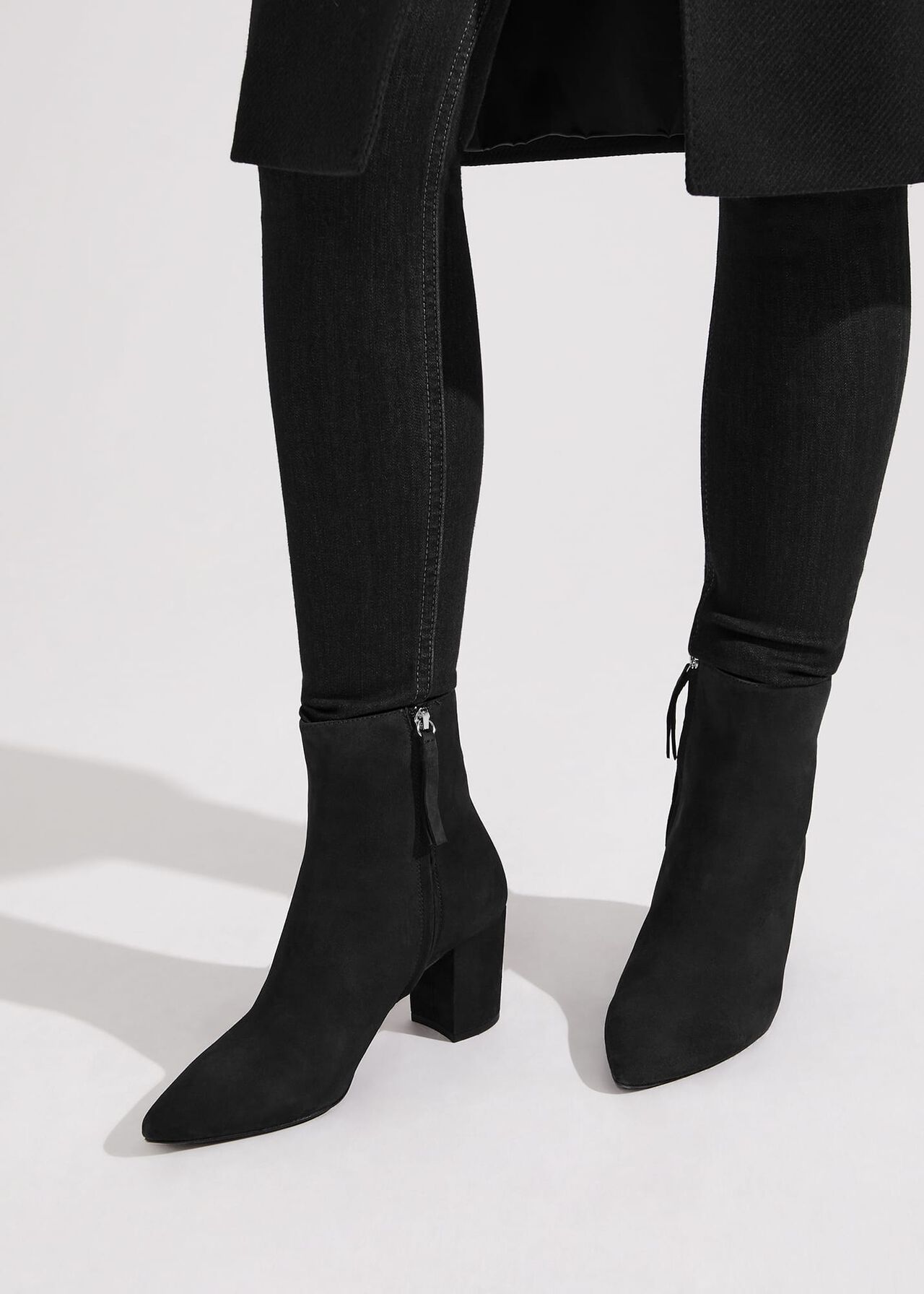 Lyra Ankle Boots, Navy, hi-res