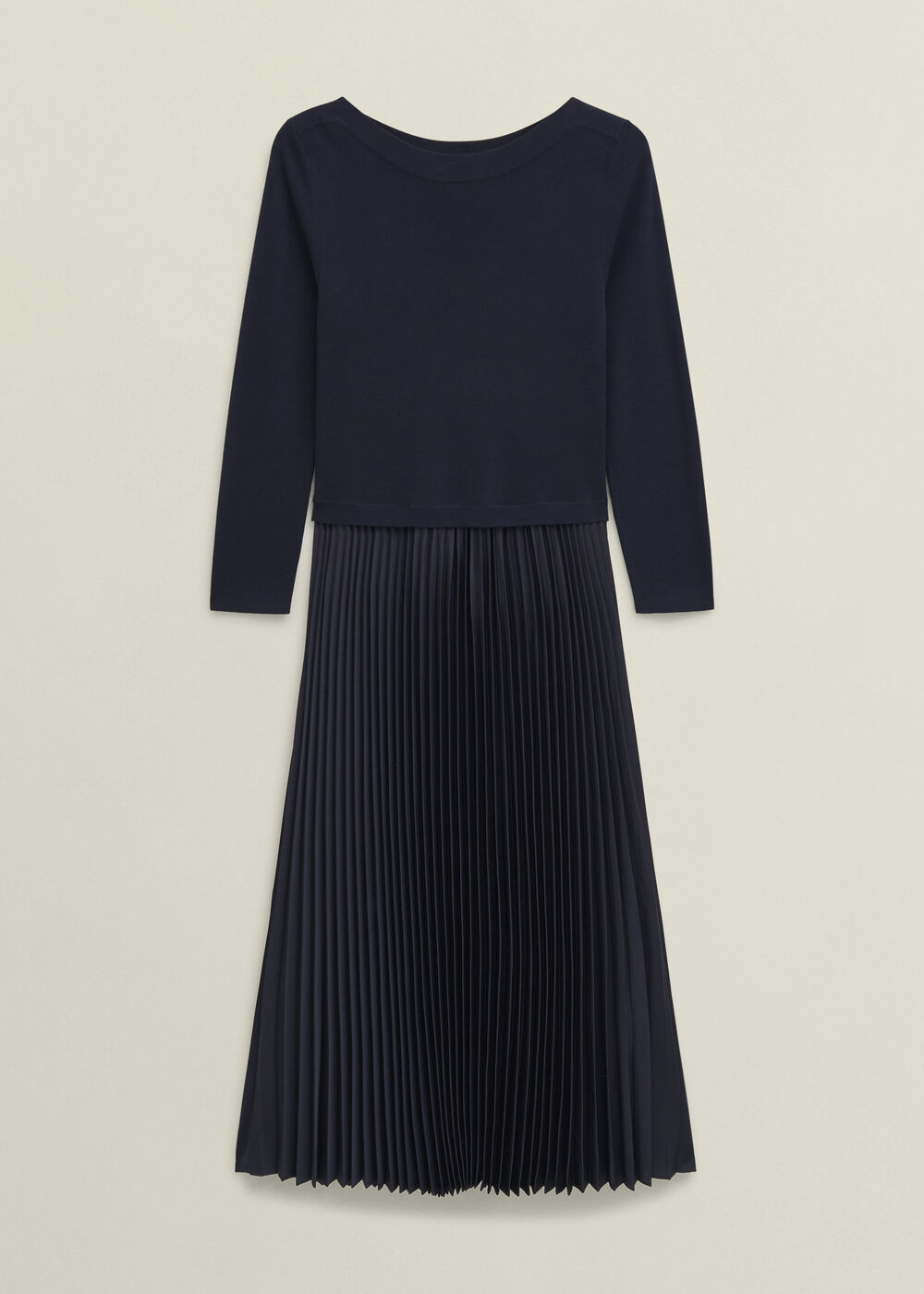 Petite Lucinda Dress, Hobbs Navy, hi-res