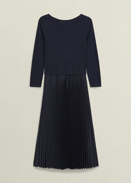 Petite Lucinda Dress, Hobbs Navy, hi-res