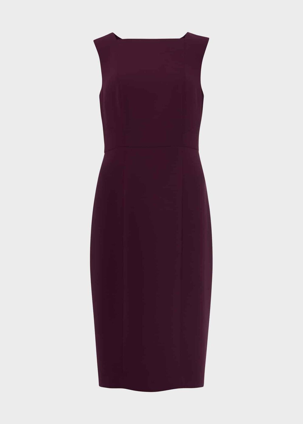 Petite Adelia Dress, Deep Plum, hi-res