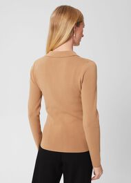 Tara Polo Jumper, Hobbs Camel, hi-res