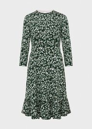 Ami Jersey Dress, Sage Green Mult, hi-res
