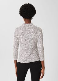 Hattie Printed Top, Ivory Multi, hi-res