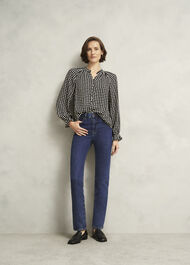 Hewlett Geo Top, Black Cream, hi-res