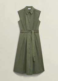 Sage Green Veronica Shirt Dress, Sage Green, hi-res