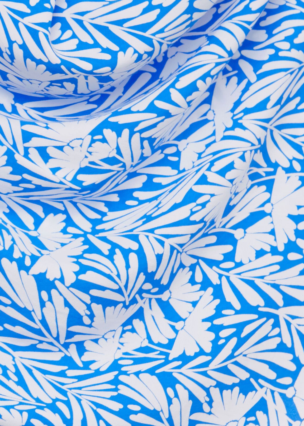 Essie Printed Blouse, Azure White, hi-res