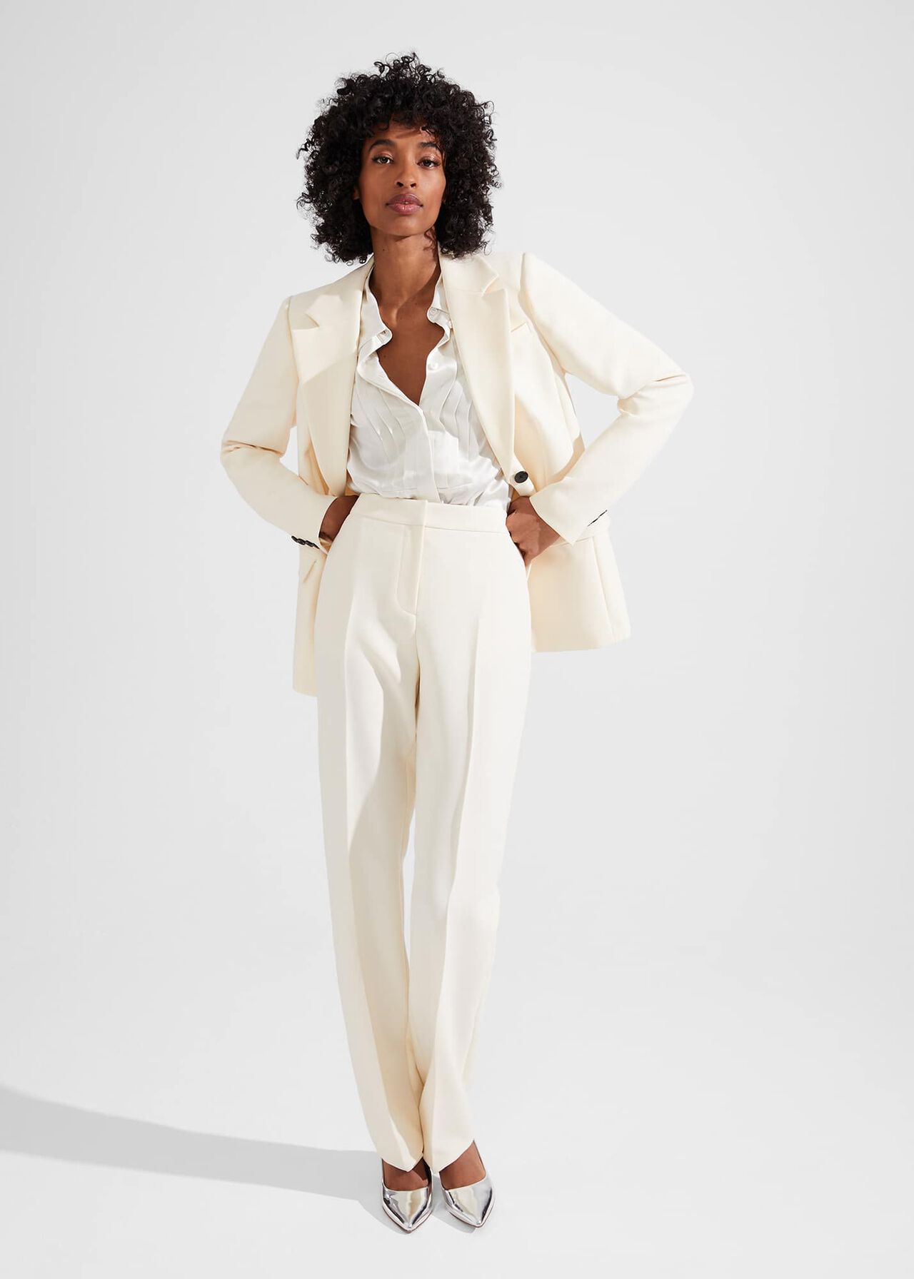 Rosette Trouser Suit Outfit, , hi-res