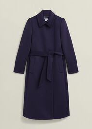 Livia Wool Coat, Midnight Purple, hi-res