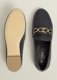 Pheobe Leather Loafers, Hobbs Navy, hi-res