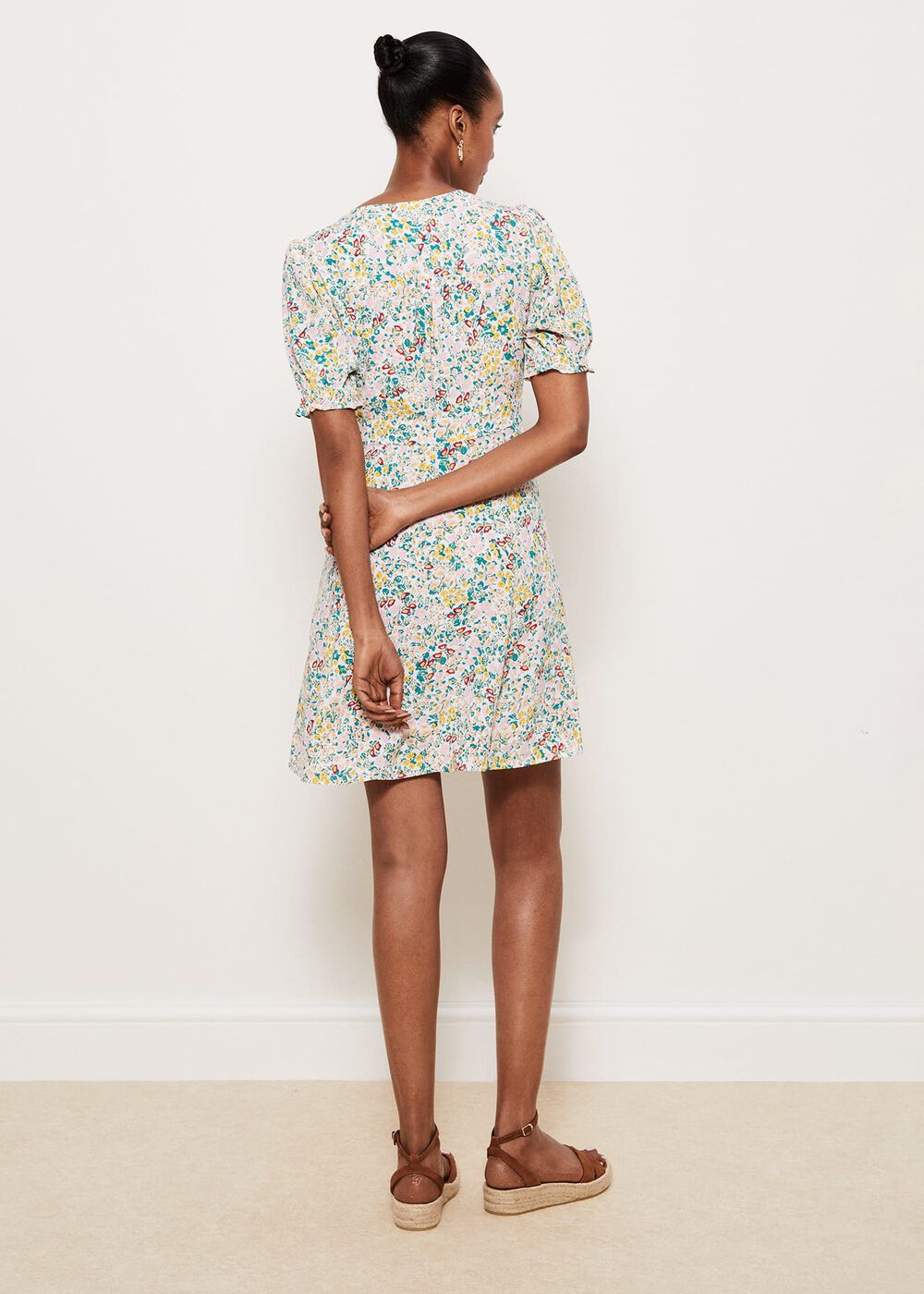 Farley Dress, Ivory Multi, hi-res