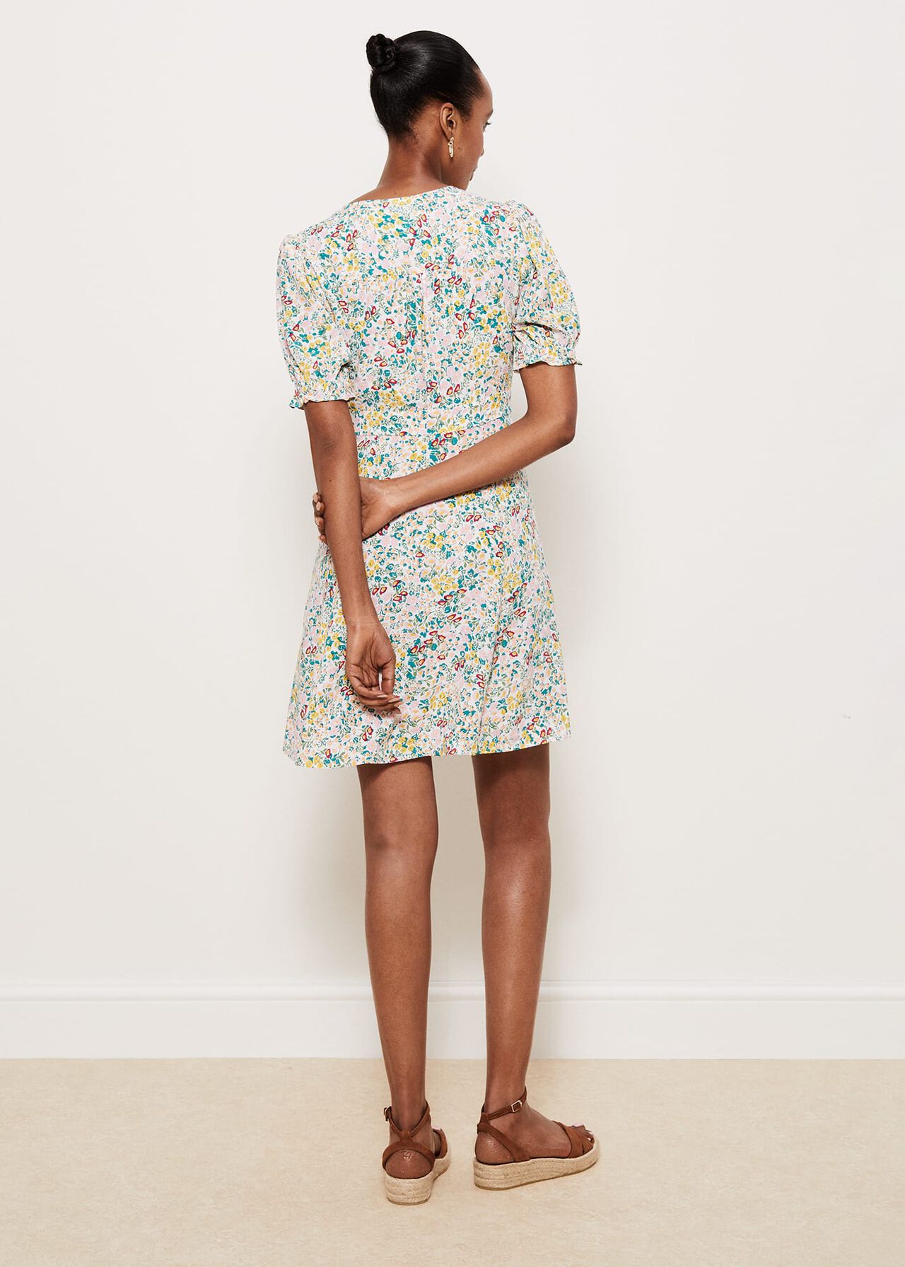 Farley Dress, Ivory Multi, hi-res