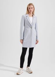 Camellia Coat, Pale Blue, hi-res