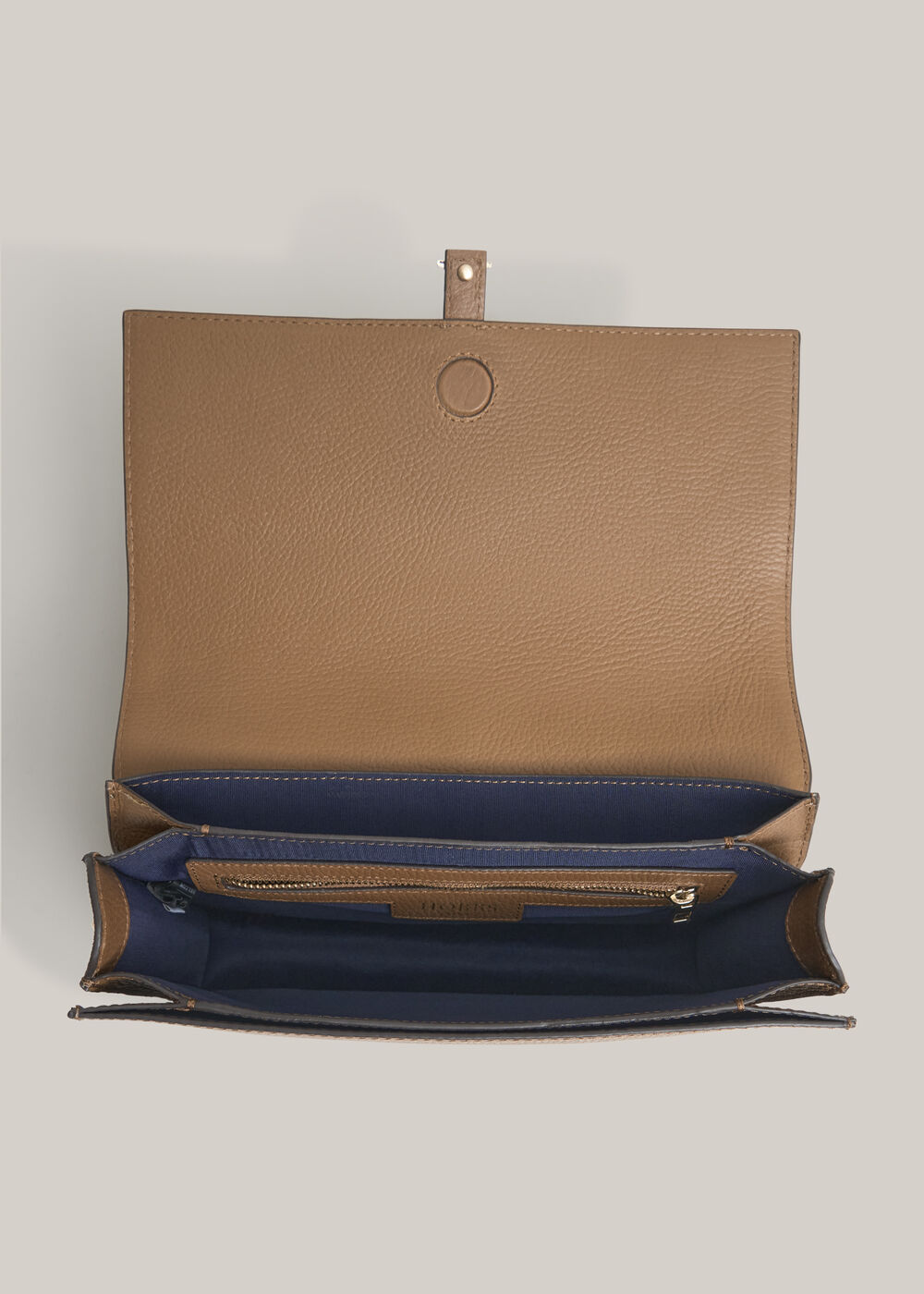 Cassidy Leather Crossbody Bag, Tan, hi-res