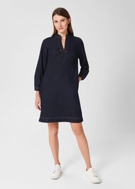 Sammi Denim Dress, Indigo, hi-res