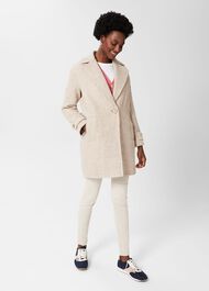 Carmen Coat, Biscuit Ivory, hi-res