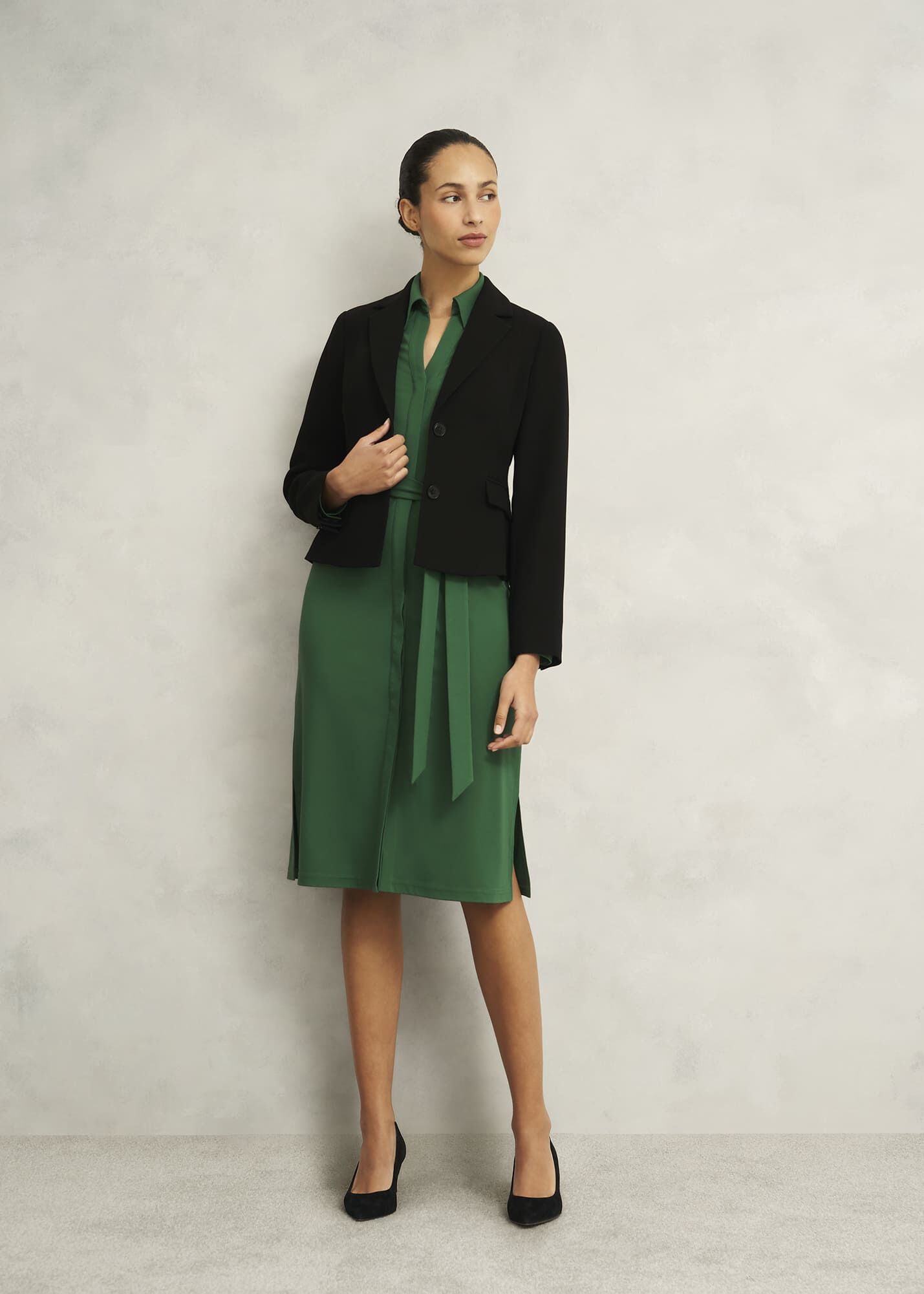 Julia Ponte Dress | Hobbs US |