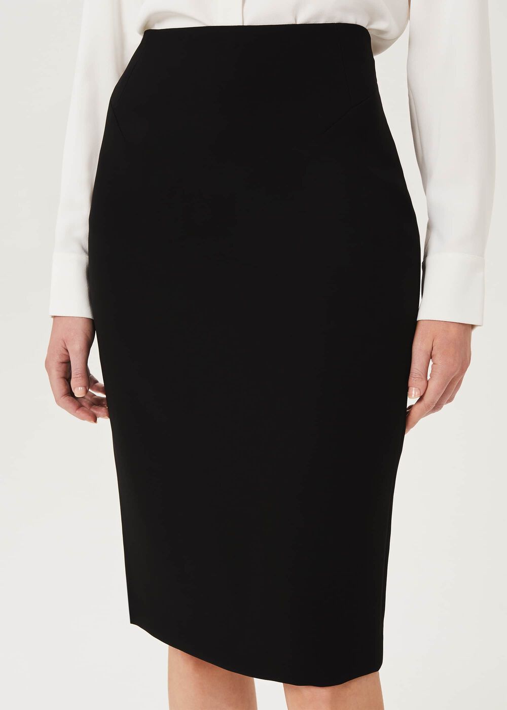 Alva Pencil Skirt, Black, hi-res