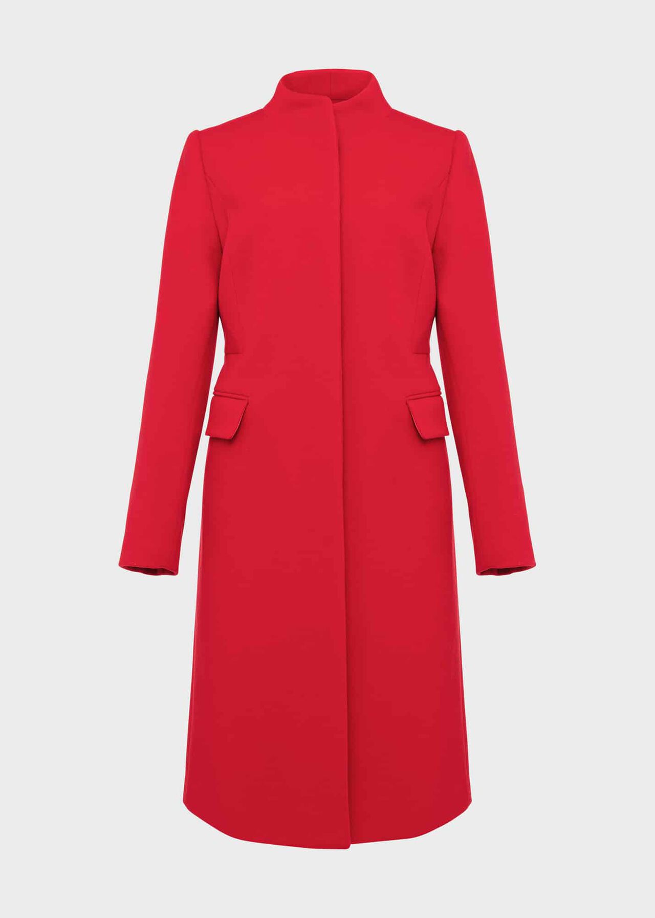 Petite Rhiannon Wool Blend Coat, Red, hi-res