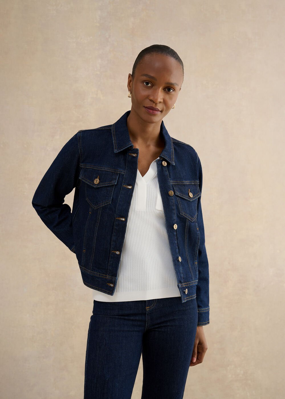 Vivienne Jacket, Indigo, hi-res