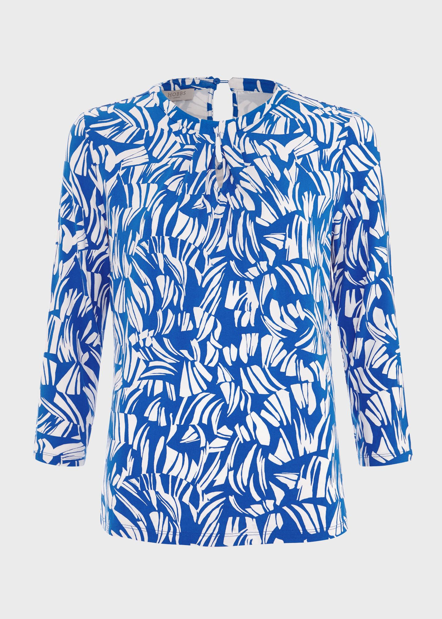 Julia Printed Top Hobbs UK