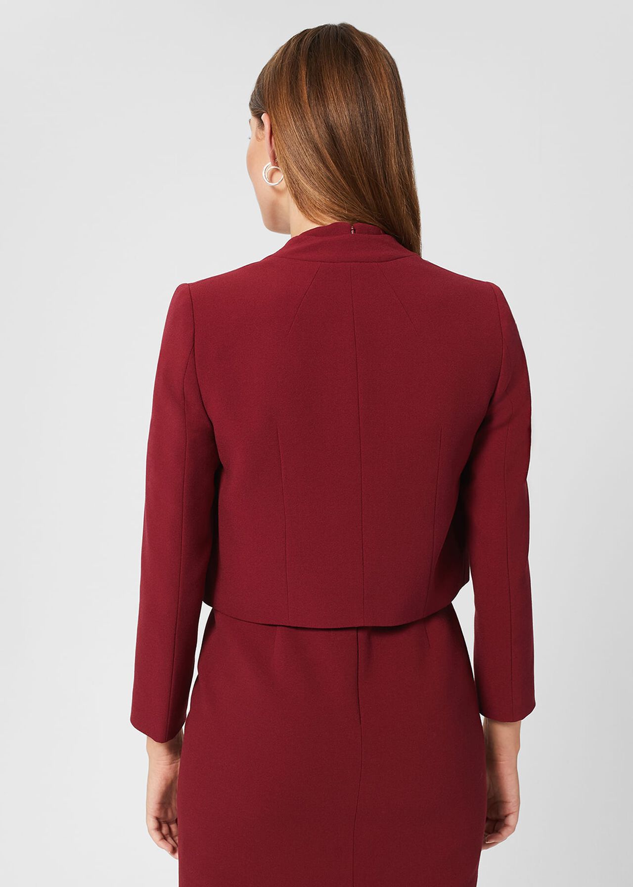 Isla Jacket, Rich Burgundy, hi-res