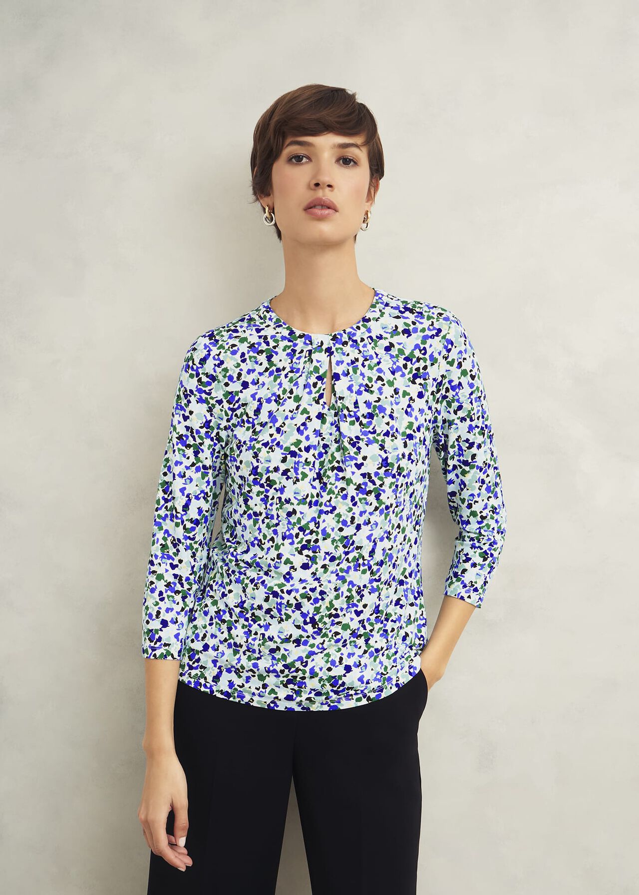 Hobbs Julia Printed Top Hobbs Julia Printed Top