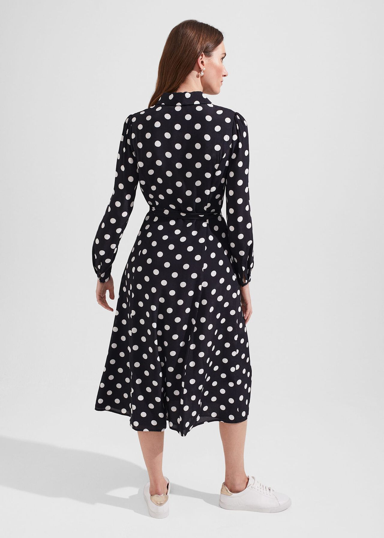 Savannah Dress, Navy Ivory, hi-res