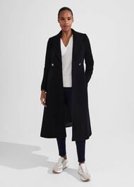 Blair Wool Blend Coat, Black, hi-res