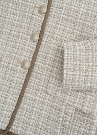 Carey Tweed Jacket, Camel Ivory, hi-res