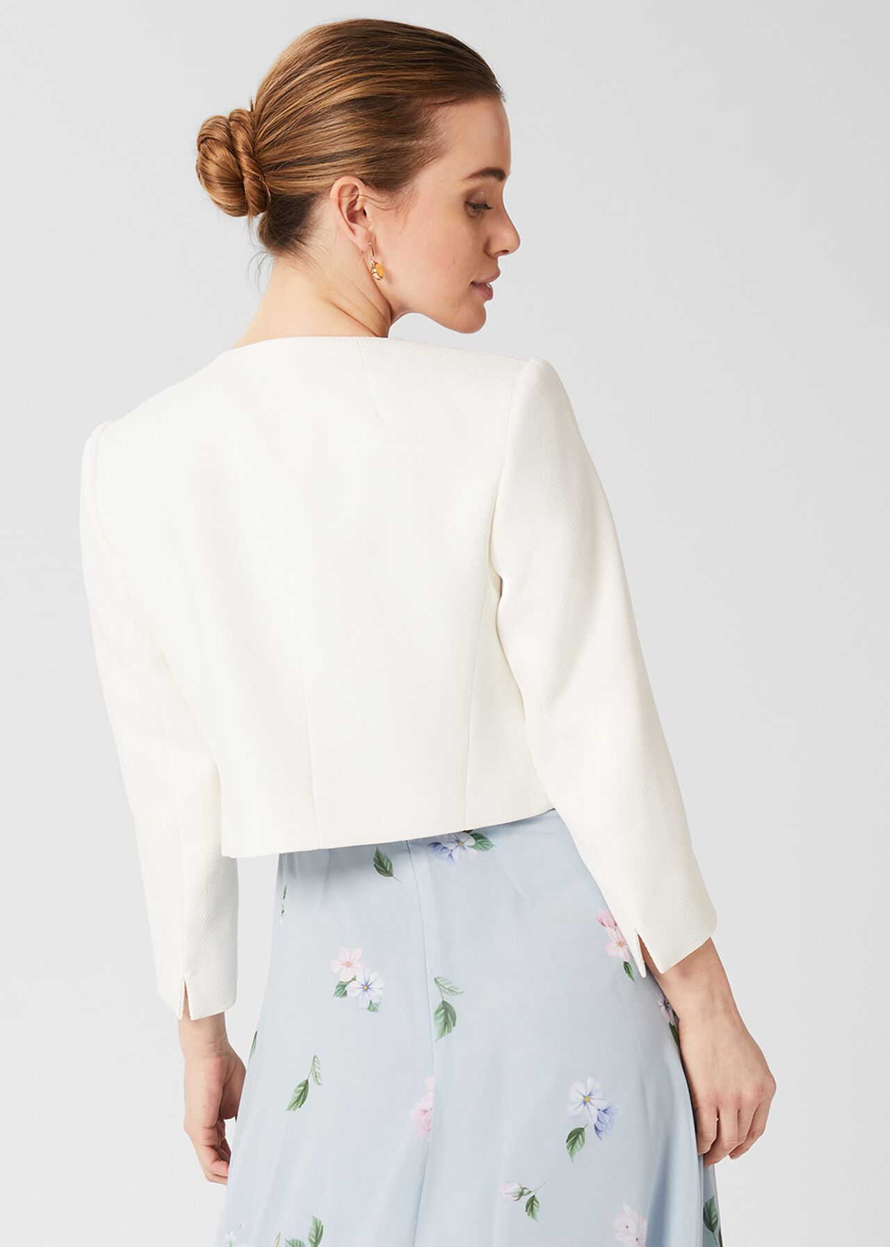 Petite Elize Jacket, Ivory, hi-res