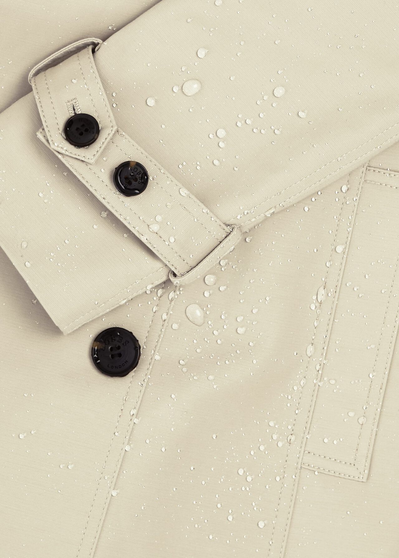 Saskia Water Resistant Trench Coat, New Neutral, hi-res