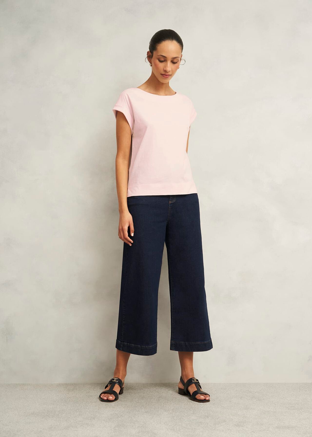 Hobbs Alycia Cotton Slub T-Shirt