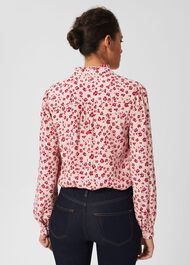 Lillian Blouse, Pink Multi, hi-res