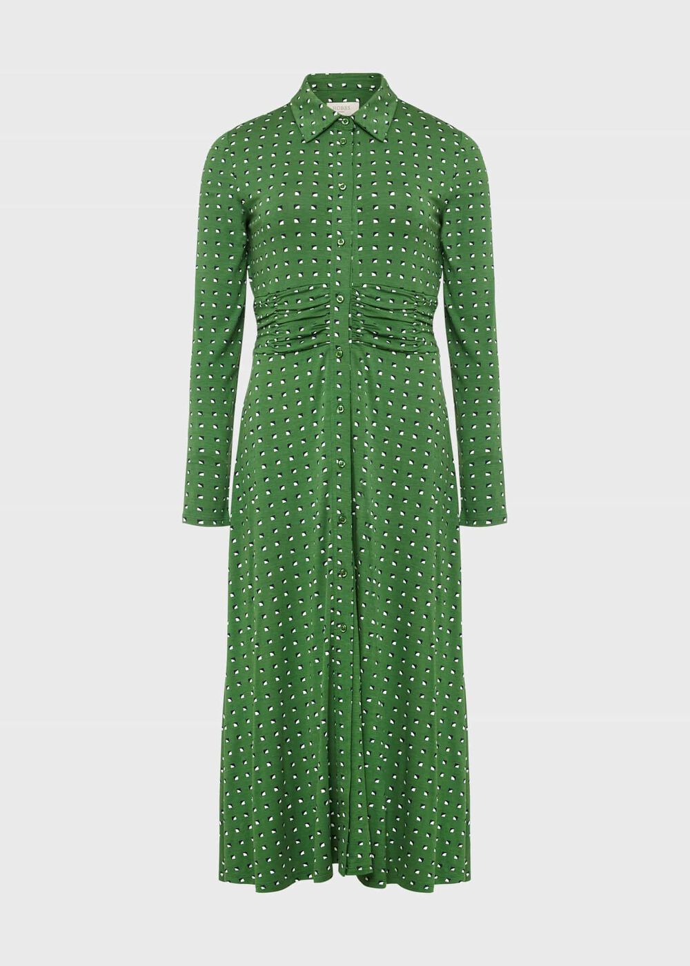Nadina Jersey Dress, Pea Green, hi-res