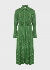 Nadina Jersey Dress, Pea Green, hi-res