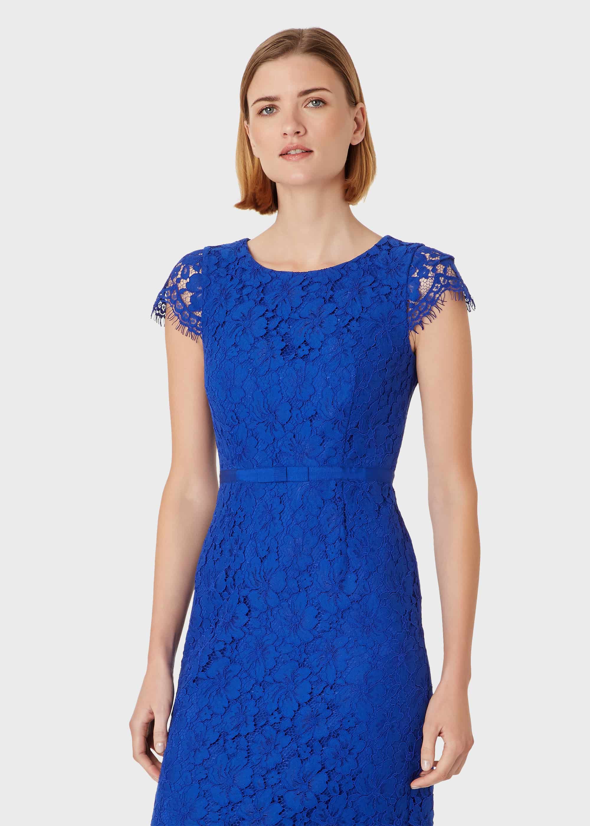 Hobbs cobalt blue dress clearance