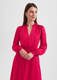 Ivanna Fit And Flare Dress, Jam Pink, hi-res