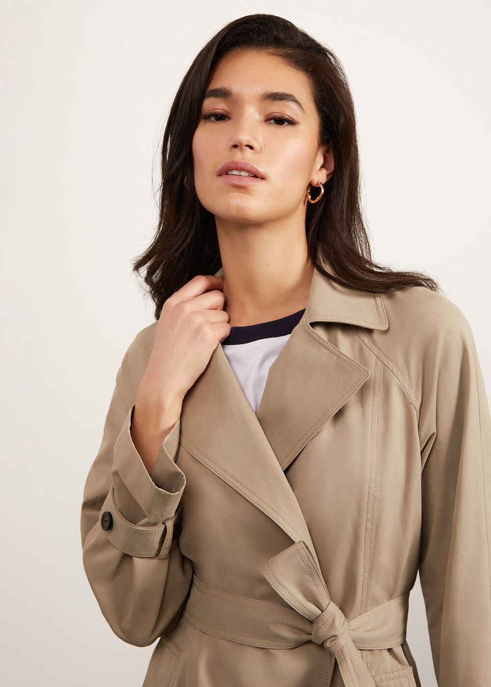 Westbury Trench Cote With Cotton, Warm Camel, hi-res