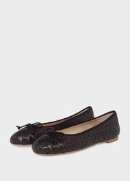 Casey Ballet Flats, Black, hi-res