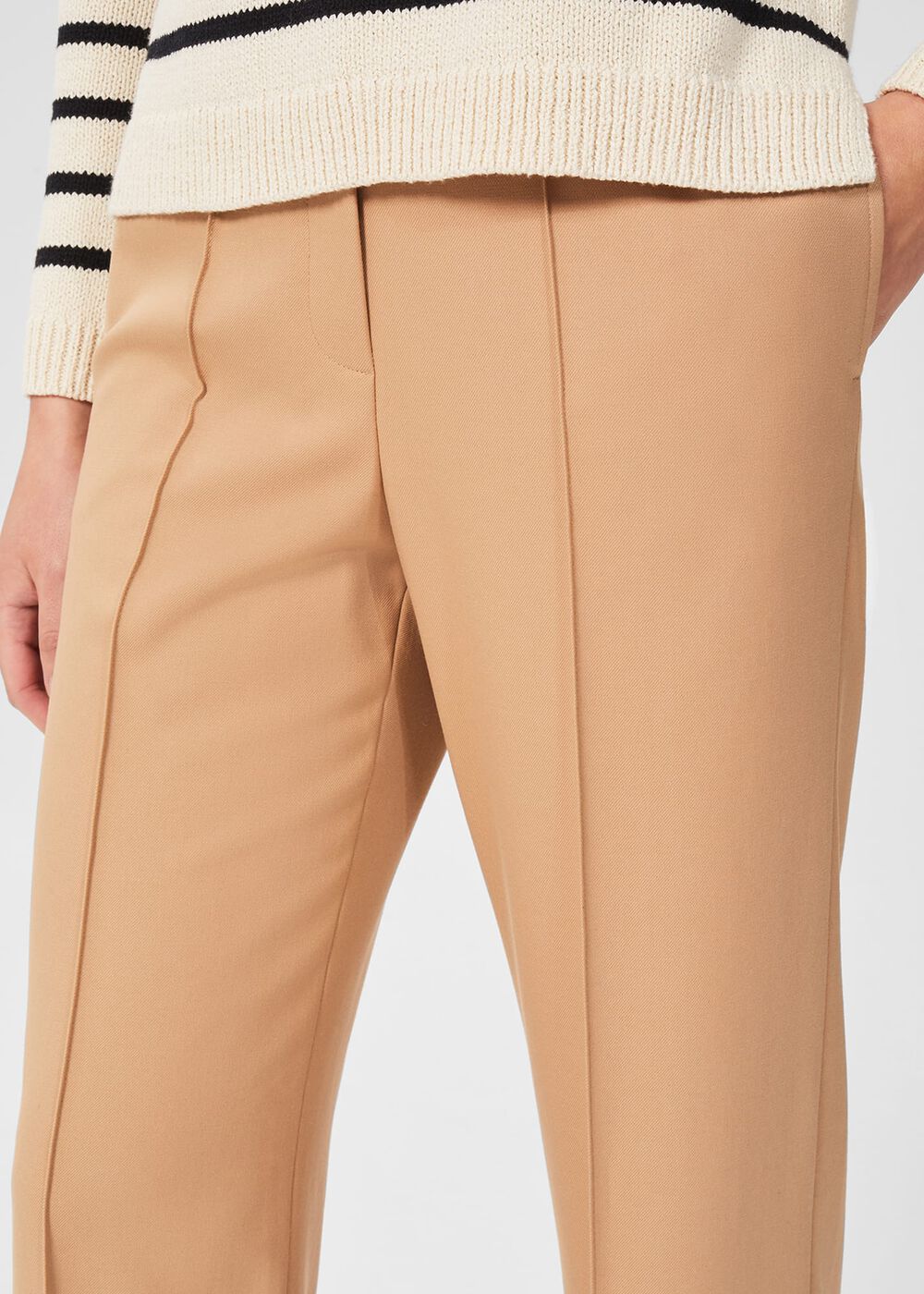 Prisha Straight Trousers , Camel, hi-res