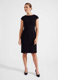 Mia Dress, Navy, hi-res