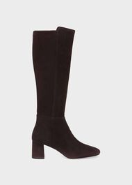 Imogen Stretch Boots, Dark Brown, hi-res