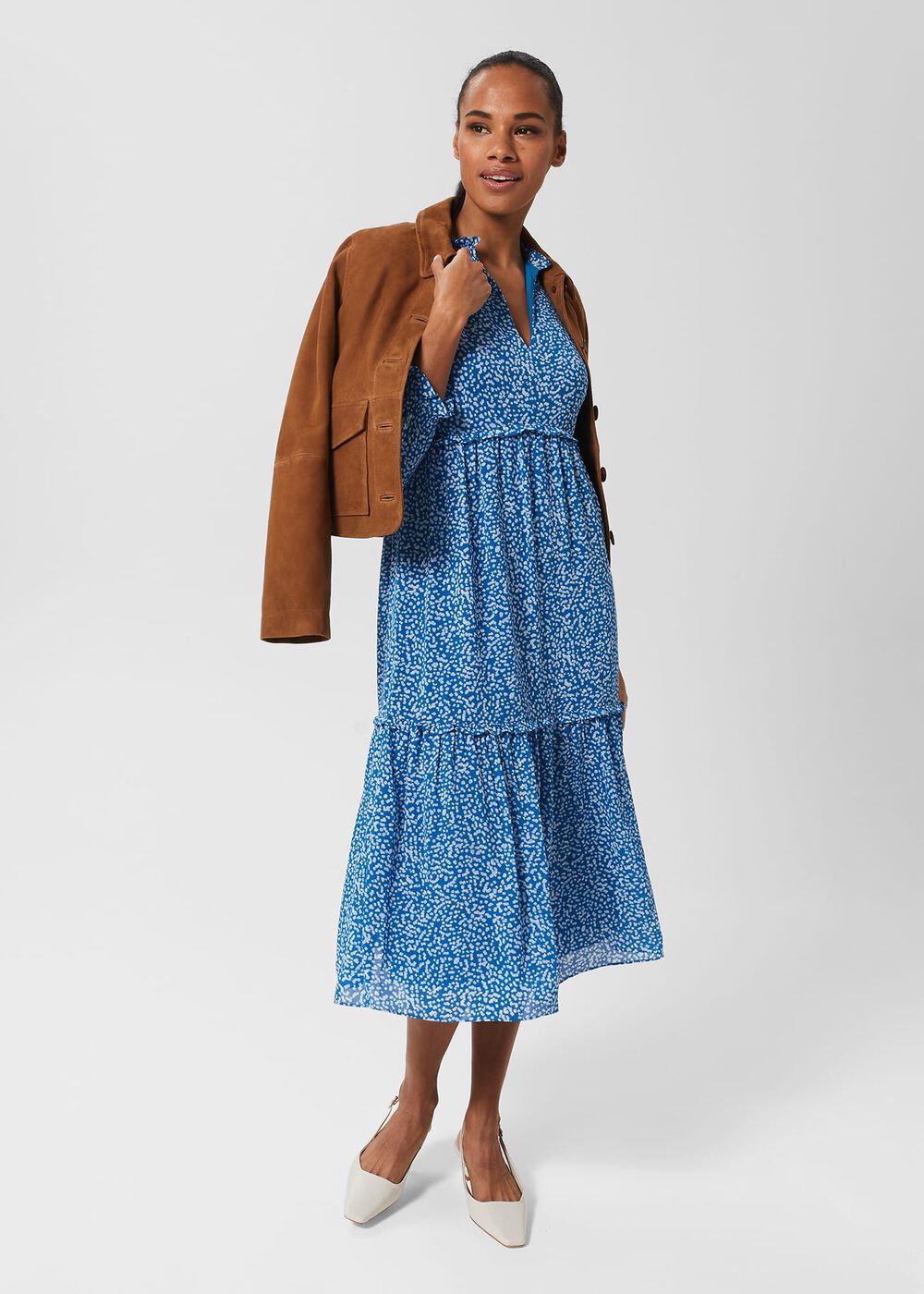 Annalise Dress, Blue Multi, hi-res
