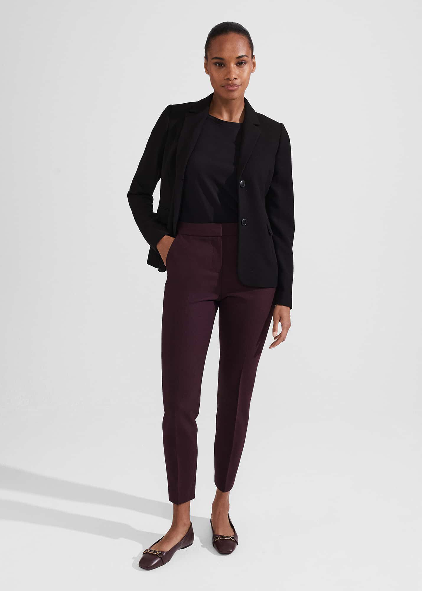 Woolblend trousers  Black  Ladies  HM IN