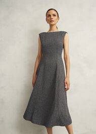 Cherie Dress, Black Camel, hi-res