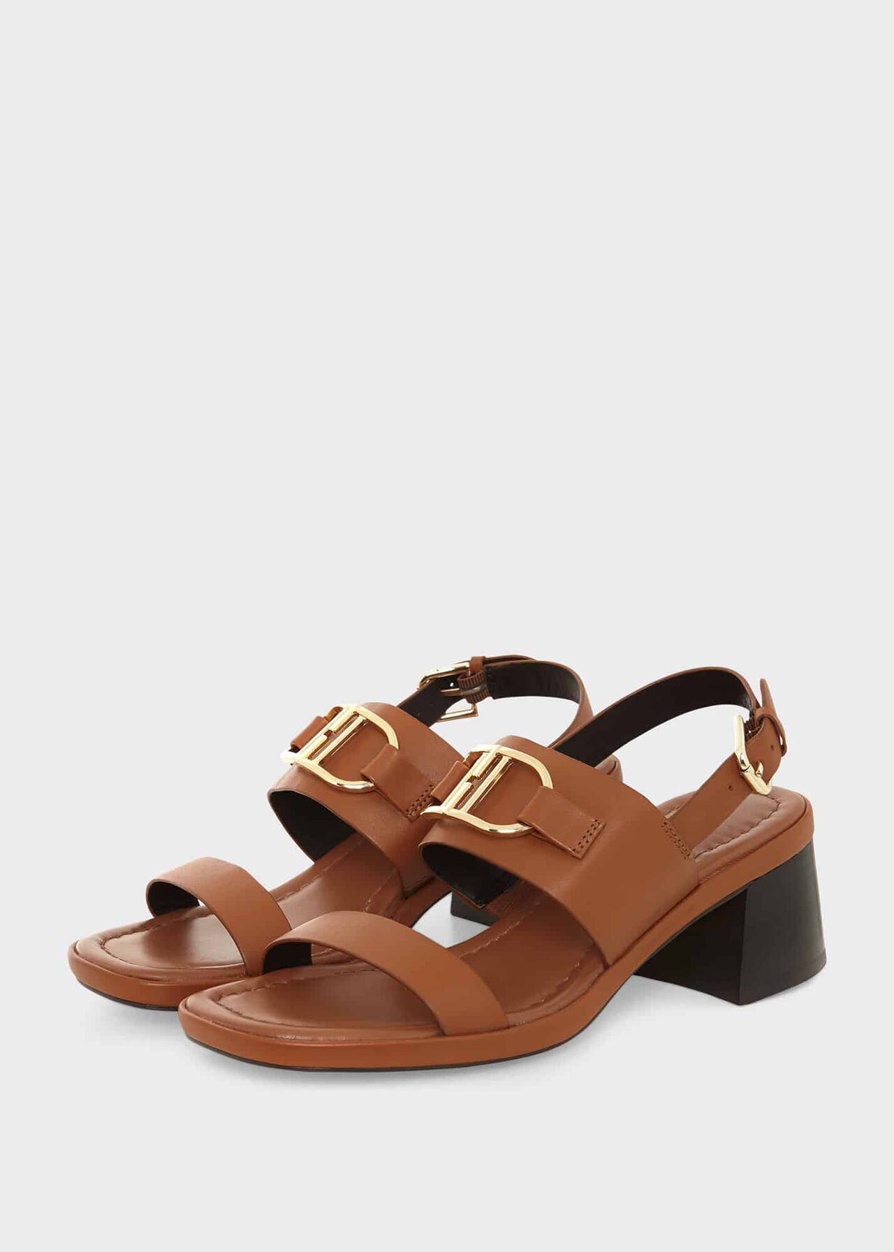 Nell Heeled Sandal, Tan, hi-res