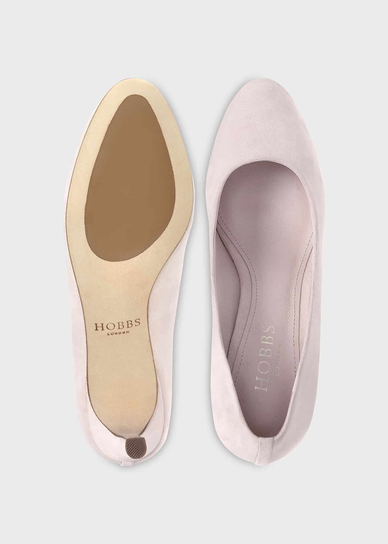 Lizzie Court Shoes, Pale Pink, hi-res