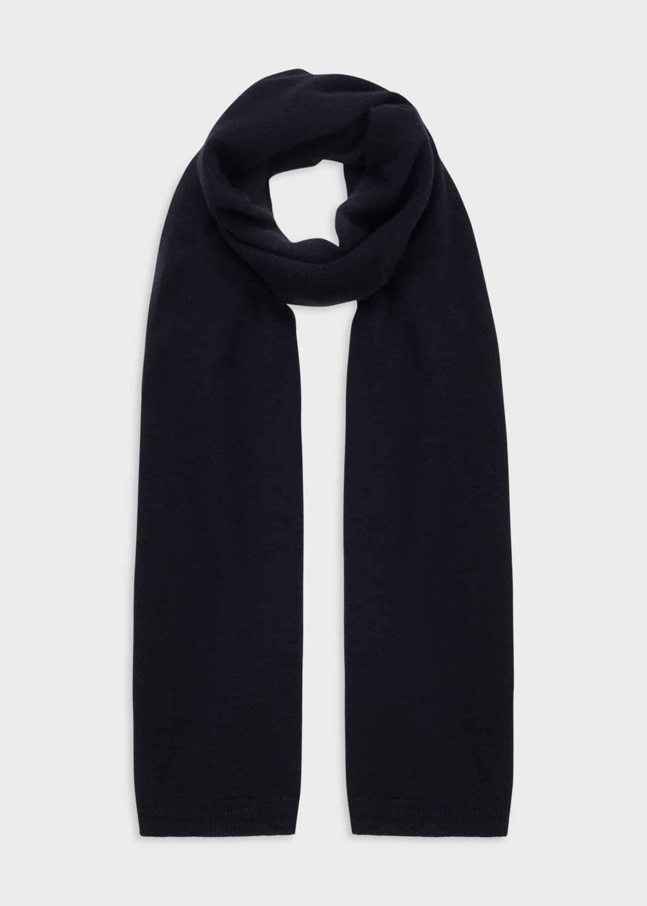 Mabel Cashmere Scarf, Hobbs Navy, hi-res